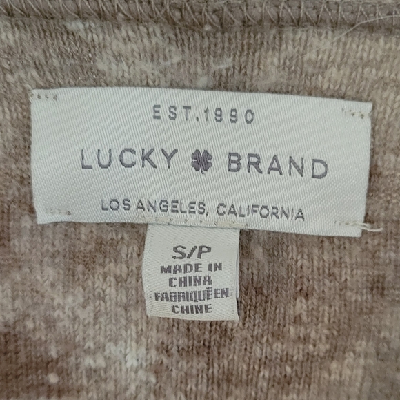 LUCKY BRAND Brushed Fringe Cardigan Sweater Size Small - Picture 6 of 7